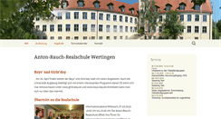 Desktop Screenshot of anton-rauch-realschule.de