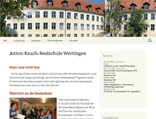 Tablet Screenshot of anton-rauch-realschule.de